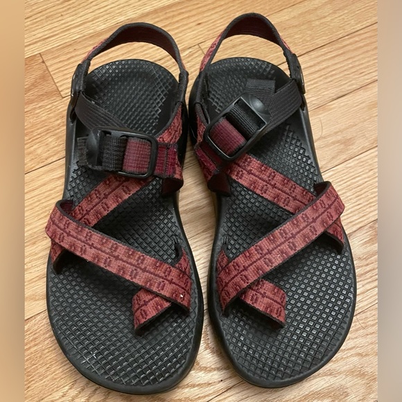 CHACO Women's Hiking Sandals Red/Black Size 6 - Picture 7 of 13